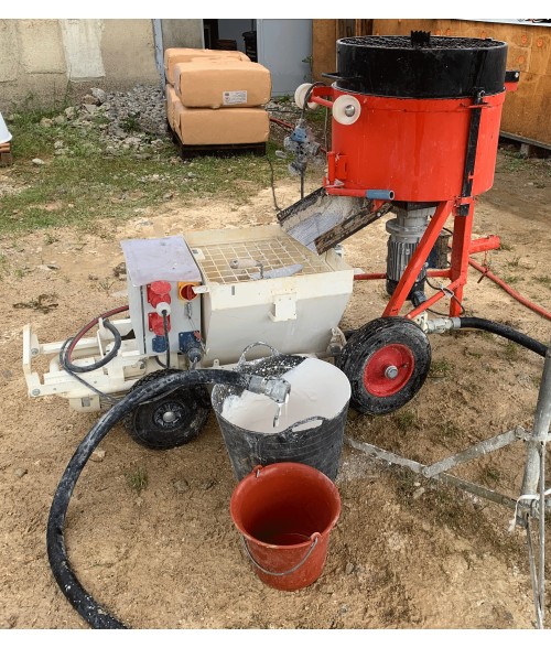 Projeteuse électrique à vis