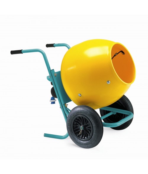 Bétonnière Rollbeta - cuve en plastique - moteur 230 V - 0,3 KW
