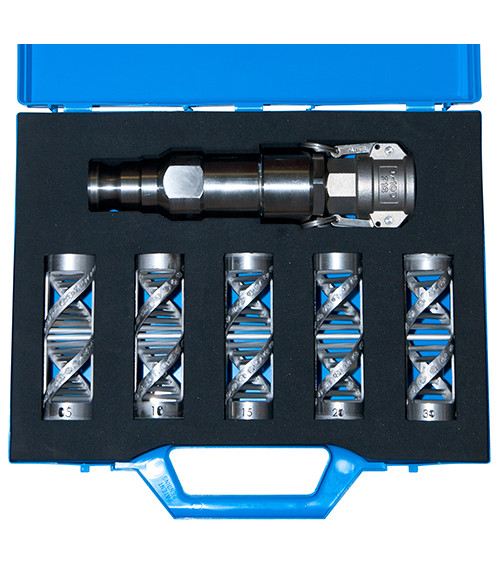 Mallette surmixer hélicoïdal inox 1" 1 / 4 acier