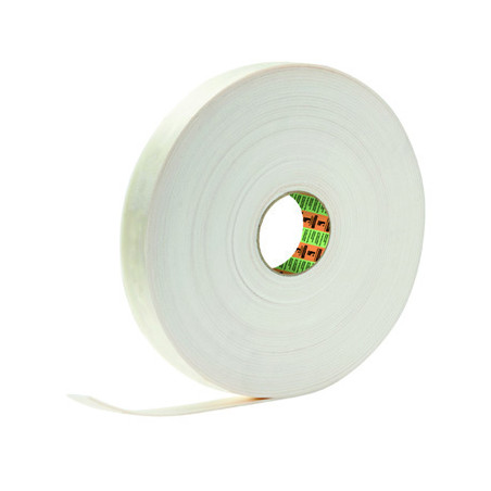 Mousse simple face blanc - 9 m x 19 mm x 10 mm