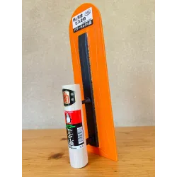Lisseuse japonaise plastique orange - 330 mm