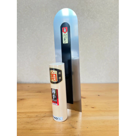 Lisseuse japonaise inox ronde