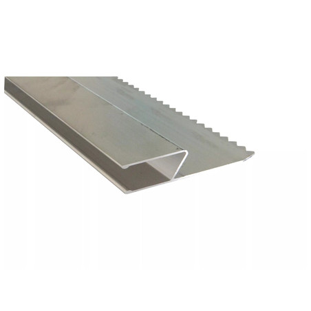 Règle H crantée pour bétons et enduits biosourcés