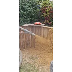 Location d'un ensemble de projection pour béton biosourcé