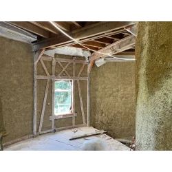 Location d'un ensemble de projection pour béton biosourcé