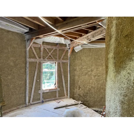 Location d'un ensemble de projection pour béton biosourcé