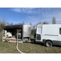 Location d'un ensemble de projection pour béton biosourcé